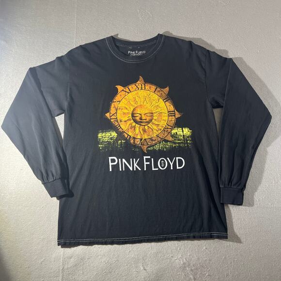 Pink Floyd Other - Pink Floyd Sun Clock Black Long Sleeve Graphic Shirt M/L